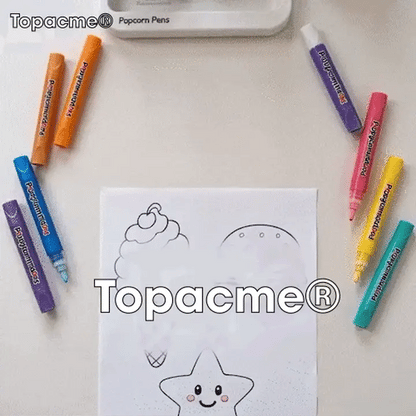 Topacme® Stylo d’Art en Relief 3D – Transformez vos dessins plats en créations 3D que vous pouvez toucher🪄