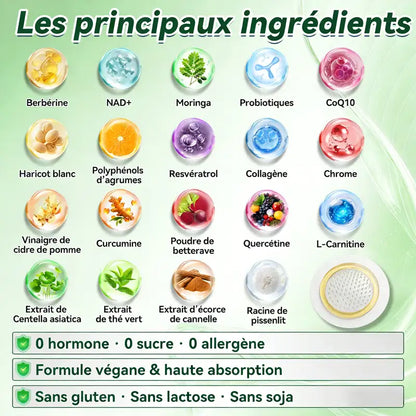 | 🏆🇧🇪 Boutique officielle | 🧑‍⚕️🌿 𝐂𝐥𝐞𝐚𝐫𝐞𝐧𝐚® Moringa · Berbérine + NAD+ – Patch Microneedle Nano Avancé 10-en-1 (1×/jour, résultats visibles en 7 jours) | Obésité, relâchement cutané, apnée du sommeil, articulations, etc.